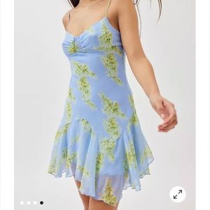 UO Island Blue Mini Dress